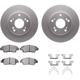 Purchase Top-Quality DYNAMIC FRICTION COMPANY - 4512-59127 - Front Disc Brake Kit pa3