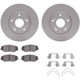 Purchase Top-Quality DYNAMIC FRICTION COMPANY - 4512-59133 - Front Disc Brake Kit pa3