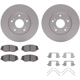 Purchase Top-Quality DYNAMIC FRICTION COMPANY - 4512-59134 - Front Disc Brake Kit pa2