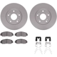 Purchase Top-Quality DYNAMIC FRICTION COMPANY - 4512-59135 - Front Disc Brake Kit pa3