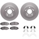 Purchase Top-Quality DYNAMIC FRICTION COMPANY - 4512-59138 - Front Disc Brake Kit pa3