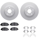 Purchase Top-Quality DYNAMIC FRICTION COMPANY - 4512-59140 - Front Disc Brake Kit pa1