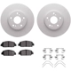 Purchase Top-Quality DYNAMIC FRICTION COMPANY - 4512-59140 - Front Disc Brake Kit pa5