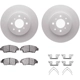 Purchase Top-Quality DYNAMIC FRICTION COMPANY - 4512-59141 - Front Disc Brake Kit pa4