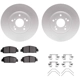 Purchase Top-Quality DYNAMIC FRICTION COMPANY - 4512-59143 - Front Disc Brake Kit pa5