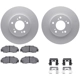 Purchase Top-Quality DYNAMIC FRICTION COMPANY - 4512-59144 - Front Disc Brake Kit pa1