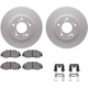 Purchase Top-Quality DYNAMIC FRICTION COMPANY - 4512-59144 - Front Disc Brake Kit pa5