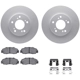 Purchase Top-Quality DYNAMIC FRICTION COMPANY - 4512-59145 - Front Disc Brake Kit pa1