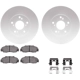 Purchase Top-Quality DYNAMIC FRICTION COMPANY - 4512-59148 - Front Disc Brake Kit pa3