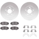 Purchase Top-Quality DYNAMIC FRICTION COMPANY - 4512-59151 - Front Disc Brake Kit pa4