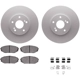 Purchase Top-Quality DYNAMIC FRICTION COMPANY - 4512-59154 - Front Disc Brake Kit pa4