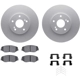 Purchase Top-Quality DYNAMIC FRICTION COMPANY - 4512-59156 - Front Disc Brake Kit pa1