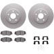 Purchase Top-Quality DYNAMIC FRICTION COMPANY - 4512-59156 - Front Disc Brake Kit pa2