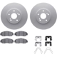 Purchase Top-Quality DYNAMIC FRICTION COMPANY - 4512-59157 - Front Disc Brake Kit pa1