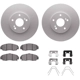 Purchase Top-Quality DYNAMIC FRICTION COMPANY - 4512-59157 - Front Disc Brake Kit pa4
