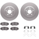 Purchase Top-Quality DYNAMIC FRICTION COMPANY - 4512-59162 - Front Disc Brake Kit pa4