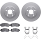 Purchase Top-Quality DYNAMIC FRICTION COMPANY - 4512-59169 - Front Disc Brake Kit pa1