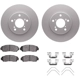 Purchase Top-Quality DYNAMIC FRICTION COMPANY - 4512-59169 - Front Disc Brake Kit pa6