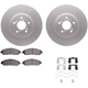 Purchase Top-Quality DYNAMIC FRICTION COMPANY - 4512-59173 - Front Disc Brake Kit pa2