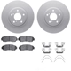Purchase Top-Quality DYNAMIC FRICTION COMPANY - 4512-59177 - Front Disc Brake Kit pa1