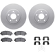 Purchase Top-Quality DYNAMIC FRICTION COMPANY - 4512-59178 - Front Disc Brake Kit pa1