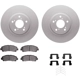 Purchase Top-Quality DYNAMIC FRICTION COMPANY - 4512-59178 - Front Disc Brake Kit pa2
