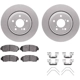 Purchase Top-Quality DYNAMIC FRICTION COMPANY - 4512-59181 - Front Disc Brake Kit pa4