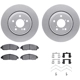 Purchase Top-Quality DYNAMIC FRICTION COMPANY - 4512-59182 - Front Disc Brake Kit pa1