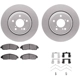 Purchase Top-Quality DYNAMIC FRICTION COMPANY - 4512-59182 - Front Disc Brake Kit pa4