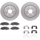 Purchase Top-Quality DYNAMIC FRICTION COMPANY - 4512-59184 - Front Disc Brake Kit pa5