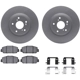 Purchase Top-Quality DYNAMIC FRICTION COMPANY - 4512-59196 - Front Disc Brake Kit pa1