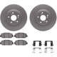 Purchase Top-Quality DYNAMIC FRICTION COMPANY - 4512-59196 - Front Disc Brake Kit pa2