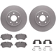 Purchase Top-Quality Front Disc Brake Kit by DYNAMIC FRICTION COMPANY - 4512-63153 pa1