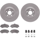 Purchase Top-Quality DYNAMIC FRICTION COMPANY - 4512-63217 - Front Disc Brake Kit pa2