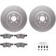 Purchase Top-Quality DYNAMIC FRICTION COMPANY - 4512-63221 - Front Disc Brake Kit pa5