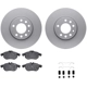 Purchase Top-Quality DYNAMIC FRICTION COMPANY - 4512-65038 - Front Disc Brake Kit pa1