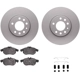 Purchase Top-Quality DYNAMIC FRICTION COMPANY - 4512-65038 - Front Disc Brake Kit pa5