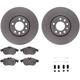 Purchase Top-Quality DYNAMIC FRICTION COMPANY - 4512-65040 - Front Disc Brake Kit pa4