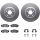 Purchase Top-Quality DYNAMIC FRICTION COMPANY - 4512-67094 - Front Disc Brake Kit pa1
