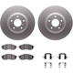 Purchase Top-Quality DYNAMIC FRICTION COMPANY - 4512-67094 - Front Disc Brake Kit pa4