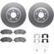 Purchase Top-Quality DYNAMIC FRICTION COMPANY - 4512-67097 - Front Disc Brake Kit pa1