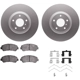 Purchase Top-Quality DYNAMIC FRICTION COMPANY - 4512-67097 - Front Disc Brake Kit pa3