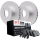 Purchase Top-Quality DYNAMIC FRICTION COMPANY - 4512-67107 - Front Disc Brake Kit pa1
