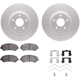 Purchase Top-Quality DYNAMIC FRICTION COMPANY - 4512-67114 - Disc Brake Kit pa4