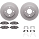 Purchase Top-Quality DYNAMIC FRICTION COMPANY - 4512-67115 - Front Disc Brake Kit pa4
