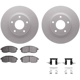 Purchase Top-Quality DYNAMIC FRICTION COMPANY - 4512-67116 - Front Disc Brake Kit pa4