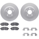 Purchase Top-Quality DYNAMIC FRICTION COMPANY - 4512-67118m - Front Disc Brake Kit pa1