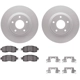 Purchase Top-Quality DYNAMIC FRICTION COMPANY - 4512-67118m - Front Disc Brake Kit pa5