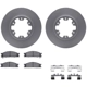Purchase Top-Quality DYNAMIC FRICTION COMPANY - 4512-67119 - Front Disc Brake Kit pa1