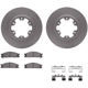 Purchase Top-Quality DYNAMIC FRICTION COMPANY - 4512-67119 - Front Disc Brake Kit pa5